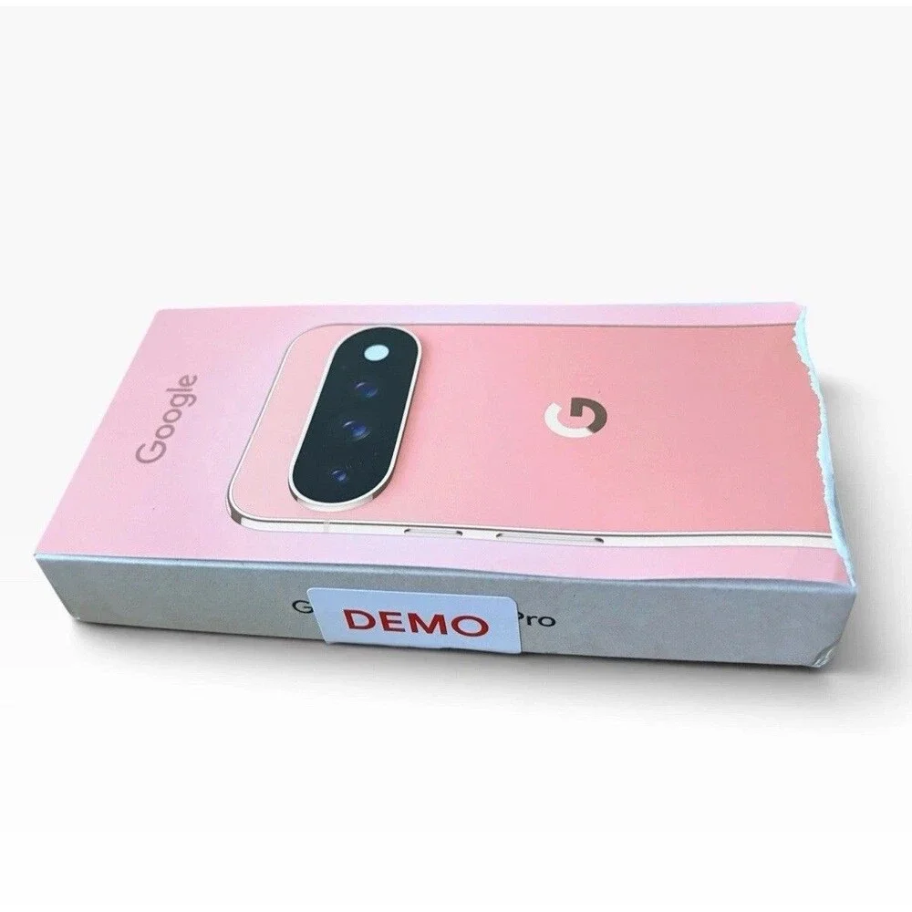 Google Pixel 11 Pro Canyon Pink Demo 256gb EMPTY BOX ONLY